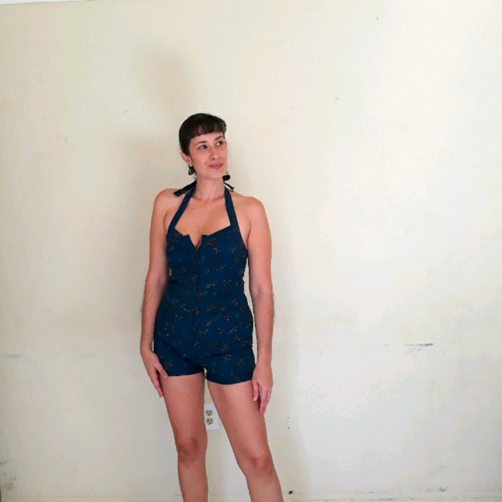 VTG HANDMADE BLUE ROMPER - Picture 9 of 12
